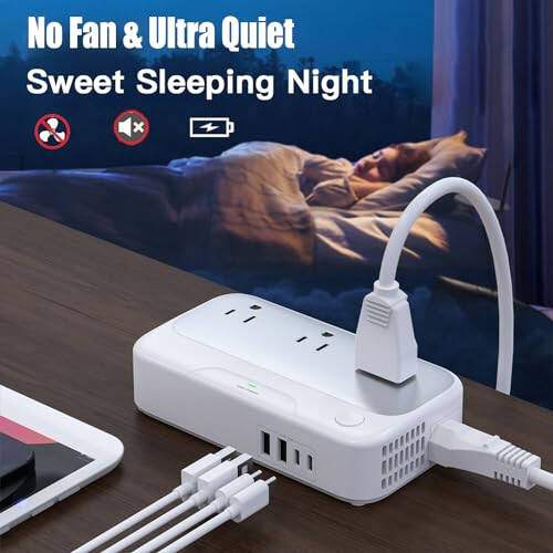 Universal Travel Voltage Converter US to Europe, 220v to 110v Power Converter Adapter Combo, 250W Step Down Converter for Hair Straightener/Curling Iron, Plug for Italy, AU, UK, US, Ireland - 4