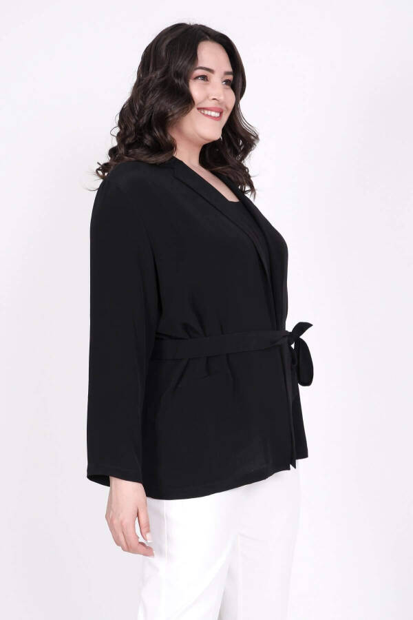 Unlined Belted Jacket - 2