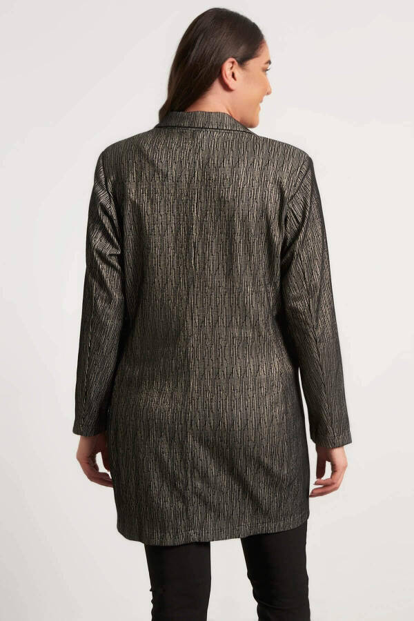 Unlined Knit Long Jacket - 4