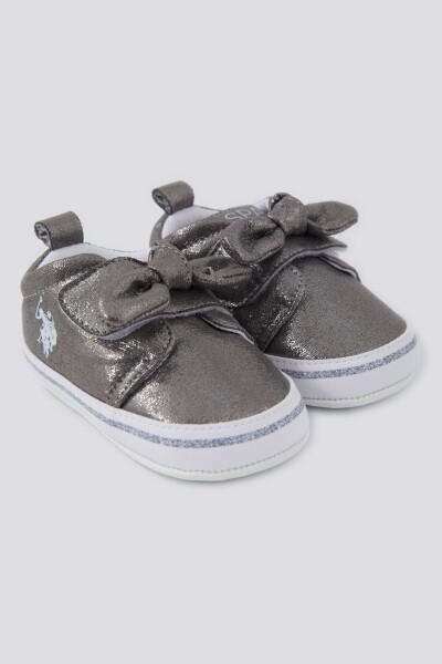 U.S. Polo Assn Bright Ribbon Dark Gray Baby Girl Shoes - 3