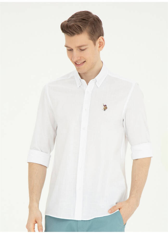 U.S. Polo Assn. Men's White Shirt - 7