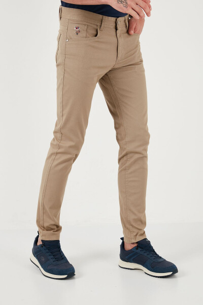 U.S. Polo Cotton Slim Fit Chino Pants Men PANTS G081SZ0781873679 - 20