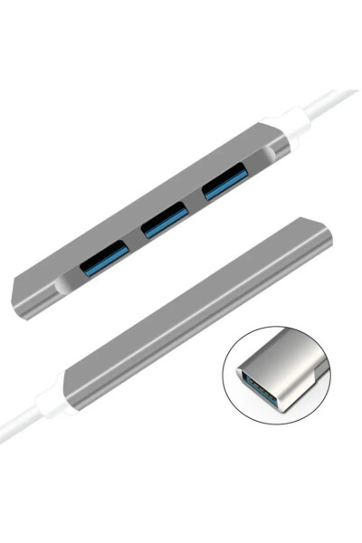 Usb 3.0 4 Portlu Çoklu Splitter Adaptörü Çoğaltıcı Hub Pc Çoklayıcı - 4