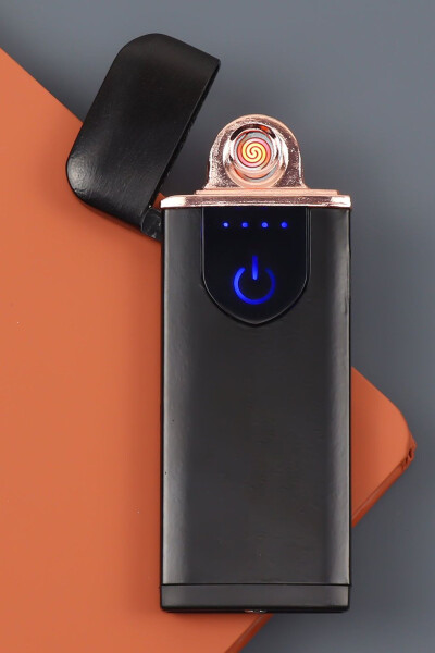 USB Rechargeable Touch Flameless Electronic Lighter - 2