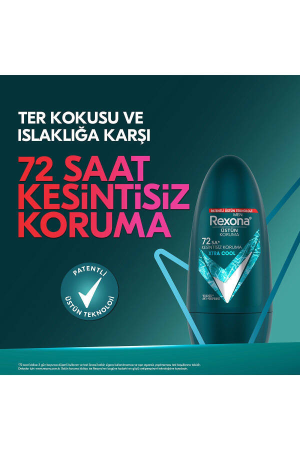 Üstün Koruma Erkek Roll On Deodorant Xtra Cool 72 Saat Kesintisiz Koruma 50 ml - 3