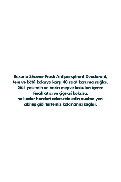 Üstün Koruma Kadın Roll On Deodorant Shower Fresh 72 Saat Kesintisiz Koruma 50 ml X2 - 6