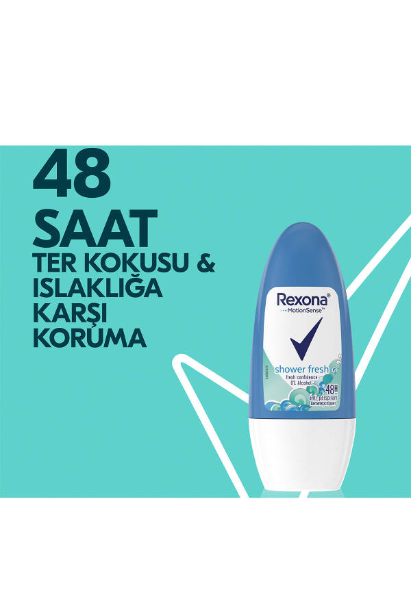 Üstün Koruma Kadın Roll On Deodorant Shower Fresh 72 Saat Kesintisiz Koruma 50 ml X2 - 11