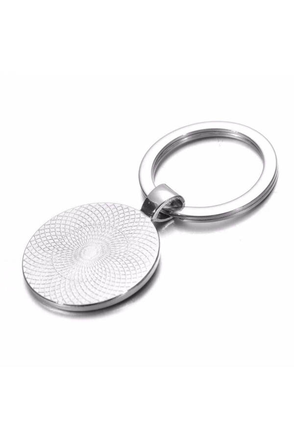 Uzbekistan Flag Keychain Turkish Republics Flag Keychains Metal 3d Magnifying Glass - 5