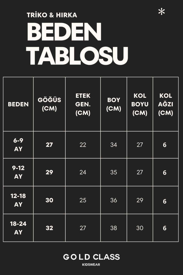 Uzun Kol Desenli Düğmeli Erkek Çocuk Triko Hırka - 6