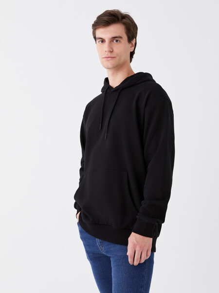 Uzun Kollu Erkek Hoodie - 2