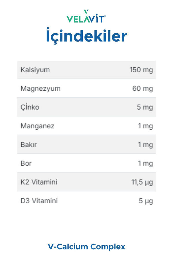 V-Kalsiyum Kompleksi - 2