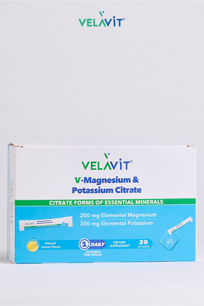 V-Magnesium & Potassium Citrate 20 Powder Sachets - 2