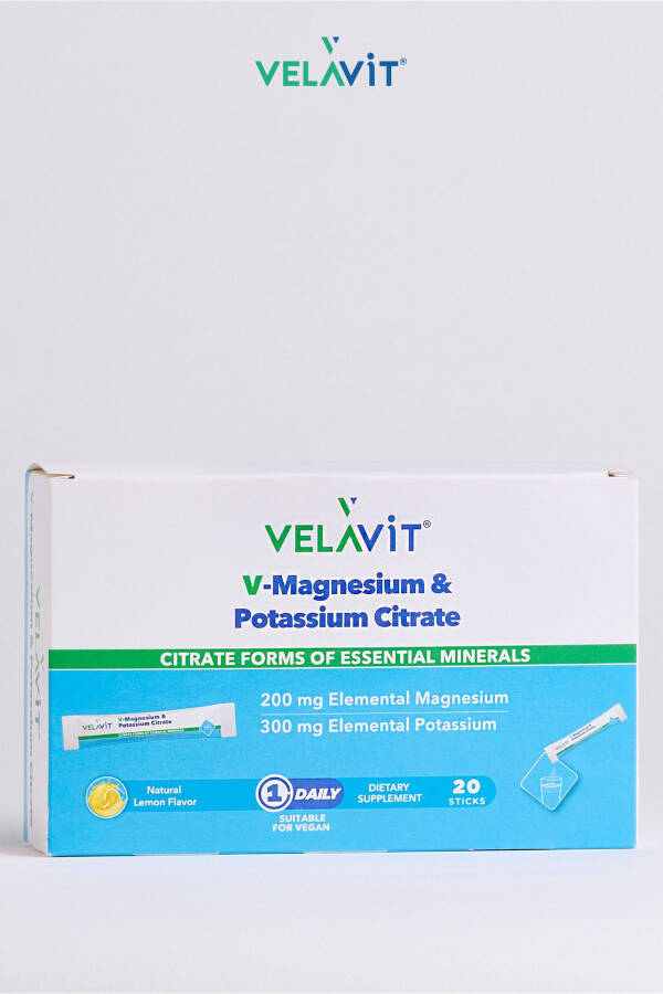 V-Magnesium & Potassium Citrate 20 Powder Sachets - 2