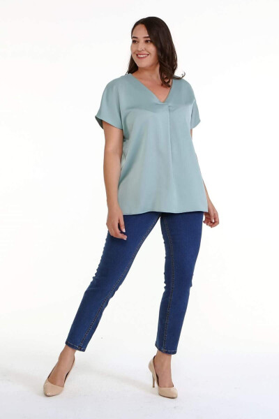 V-Neck Blouse - 5