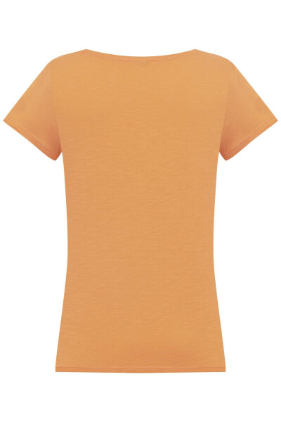 V-Neck Short Sleeve T-shirt - 6