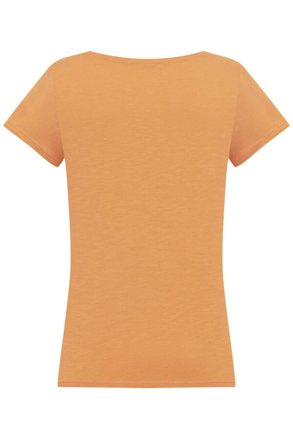 V-Neck Short Sleeve T-shirt - 6