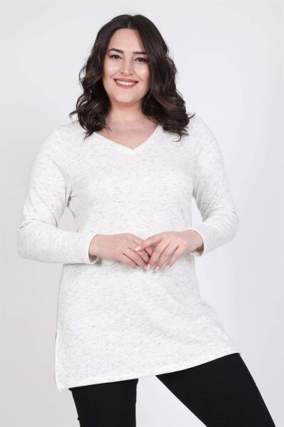 V-Neck Soft Tunic - 1