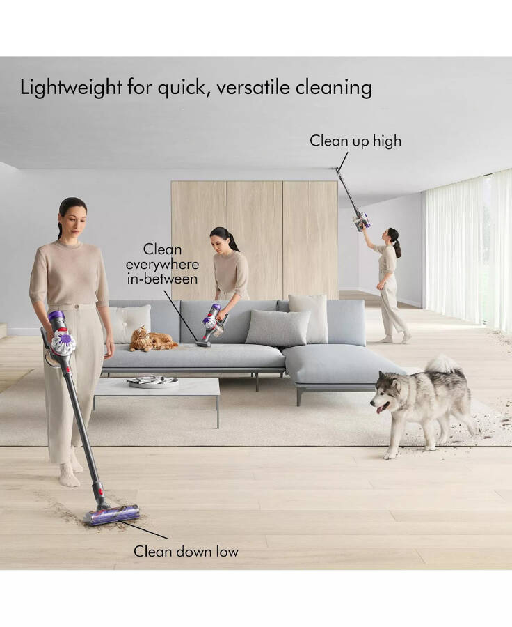 V8 Cordless Vacuum Silver/nickel - 18