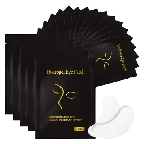 Vaincre 120 Pairs Hydrogel Eye Patches, Gel Eye Pads Lash Extensions, Under Eye Patches, Lint Free Eyelash Pads, Lash Lift Pads for Lash Extension Supplies, Beauty Eyelash Extension Tools - 1