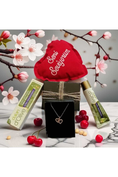 Valentine's Day Gift Set Birthday February 14th Necklace for Lover - 1