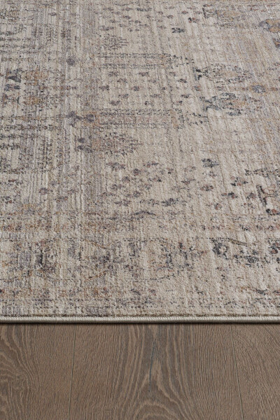 Valeria 100% Polyester Vintage Modern Woven Living Room Area Rug - 11