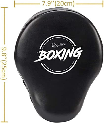 Valleycomfy Boxing Curved Focus Punching Mitts - Leatherette Training Hand Pads - 4