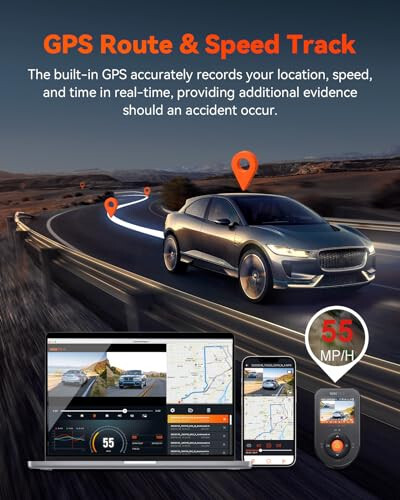 Vantrue S1 Pro 2.7K Ön ve Arka 5G WiFi Çift Dash Cam, STARVIS 2 HDR Gece Görüşü, LTE Desteği, 1440P 60FPS Gizli Araç Dash Kamerası, GPS, Sesli Kontrol, 7/24 Park Modu, Maksimum 512GB Desteği - 7