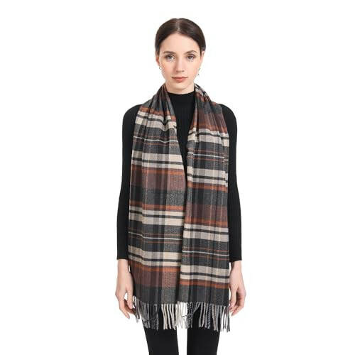 Velurie Women Winter Scarf Elegant Shawl Wrap Men Supreme Comfort Style Cashmere Feel Unisex Exquisite Timeless Design - 1