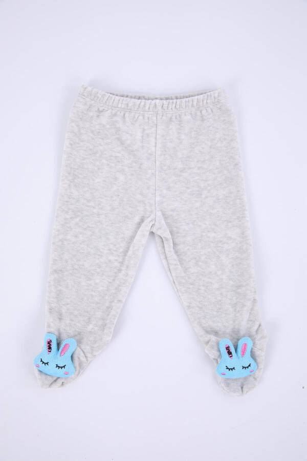 Velvet Toy Rabbit Kids Pants for Girls and Boys - 5