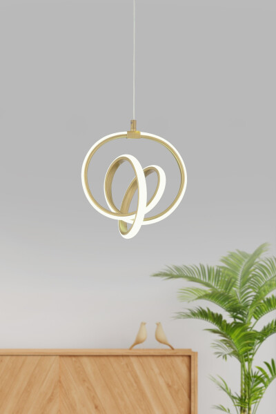 Venita Vintage Modern Pendant Daylight LED Chandelier Living Room Kitchen Room Hall LED Chandelier - 1