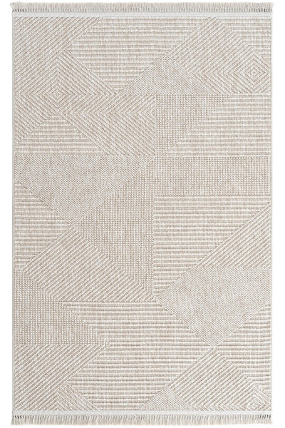 Vera 1455 Beige Soft Textured Rug Carpet Living Room Kitchen Corridor Cutting Runner Woven Machine Carpet - 17