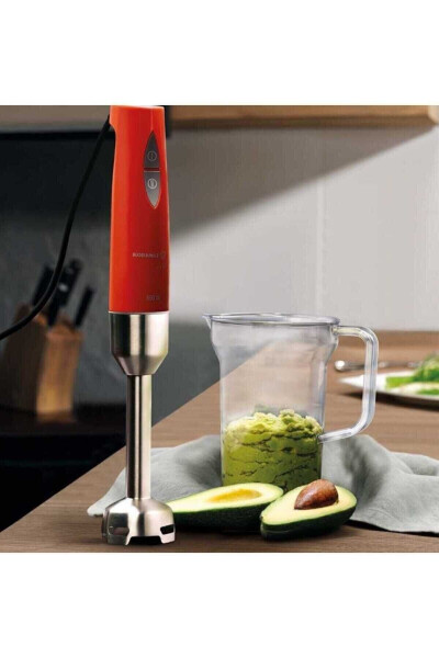 Vertex Duo Inox Kırmızı Blender Seti A444-04 Fma01889 - 7