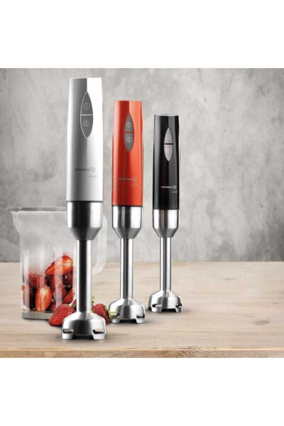 Vertex Duo Inox Kırmızı Blender Seti A444-04 Fma01889 - 9