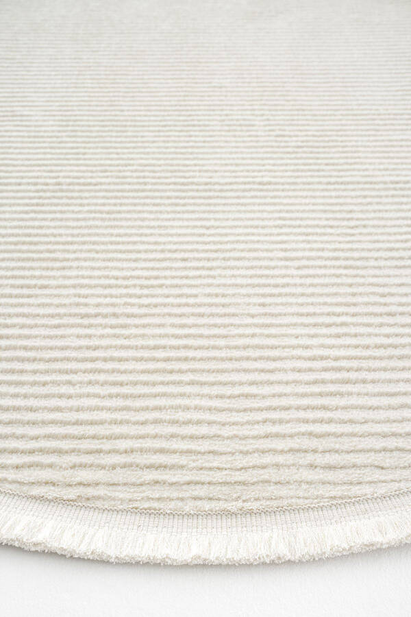 Vetrina 3601 Cream Soft Texture Carpet Rug Living Room Kitchen Corridor Cut Runner Round Machine Carpet - 27