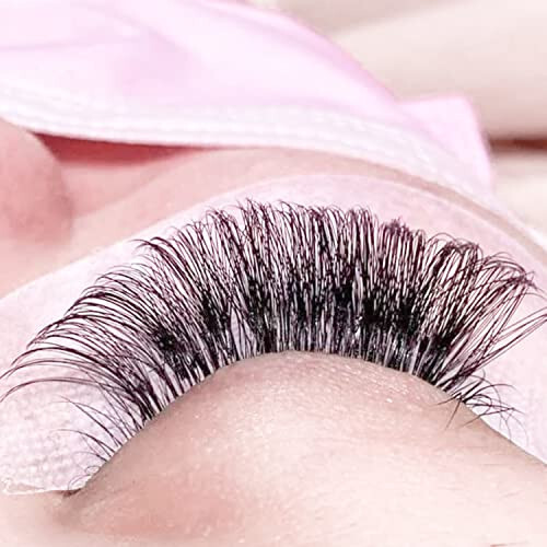 VEYES INC Classic Volume Lash Extensions 0.03-0.20 J/B/L/C/CC/D/DD Curl 5-25mm Mixed & Single Length Tray, Premium Silk Eyelashes, Professional Supplies for Lash Techs(Matte Black 0.07 D 8-16mm) - 6