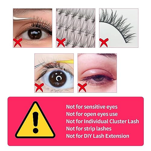 VEYES INC Lash Glue for Eyelash Extensions（S+ Pearl）, 1-2 Sec Drying time, Retention 7-9 Weeks, Black Adhesive for Semi-Permanent Extensions Professional Use Only (0.17 fl.oz / 5ml) - 5