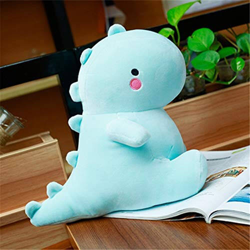 VHYHCY Cute Dinosaur Plush Toys, Fat Dinosaur Stuffed Dolls, Soft Animal Dino Plushie, Birthday Gifts for Kids Girls Boys Blue 12 inch - 2