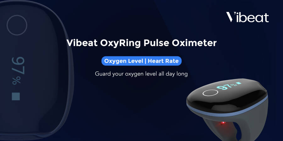 Vibeat OxyRing Sürekli Oksijen Monitörü - Bluetooth Nabız Oksimetresi Gerçek Zamanlı Hatırlatıcı ve Ücretsiz Bilgisayar Raporuyla, 16 Saat Oksijen Seviyesi ve Kalp Atış Hızı Kaydı İçin Giyilebilir Parmak Oksijen Ölçer - 7