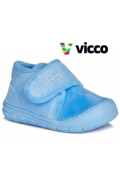 Vicco Color İlk Adım Bebek Ortopedik Çocuk Panduf Spor Ayakkabı MAVİ - 29