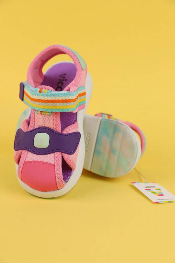 Vicco Flow II Pink Sandal for Girls, Size 26-30 - 40