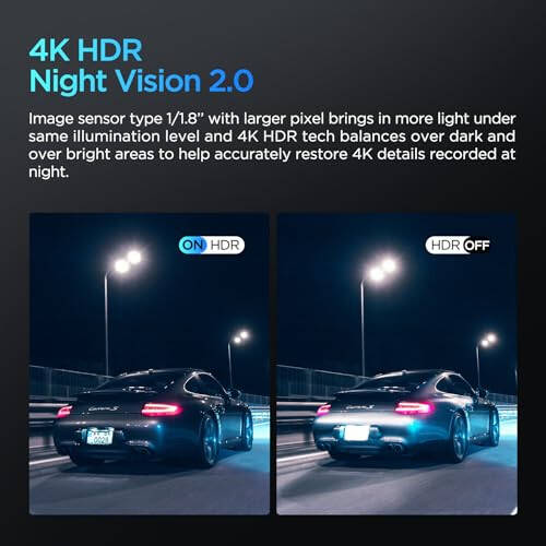 VIOFO 4K HDR Front and Rear A139 Pro 2CH Dash Cam, STARVIS 2 IMX678 Sensor, Superb Night Vision, Ultra HD 4K + 1080P Dashcam for Car, 5GHz WiFi GPS, 24H Parking Mode (A139PRO 2CH) - 3