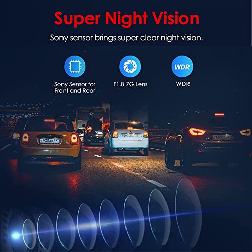 VIOFO A129 Pro Duo 4K Dual Dash Cam 3840 x 2160P Ultra HD 4K Front and 1080P Rear Car WiFi Dash Camera 8MP Sensor GPS, Buffered Parking Mode, G-Sensor, Motion Detection, WDR, Loop Recording - 7