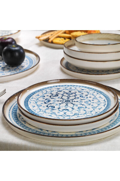 Vita Dinner Set 24 Pieces - Blue - 2