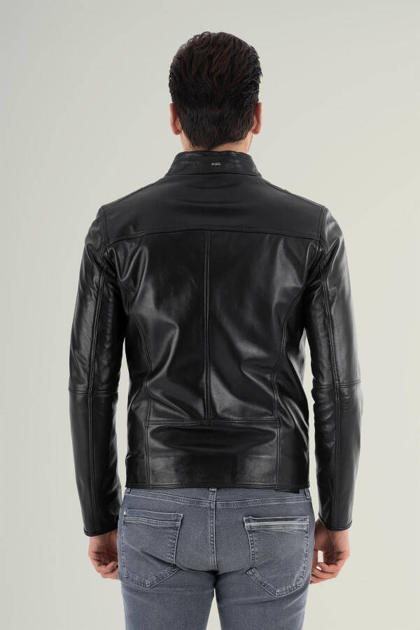 Vitale Black Leather Jacket 111680 - 14