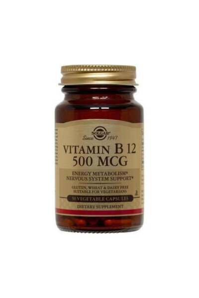 Vitamin B-12 500 Mg 50 Capsules - 5