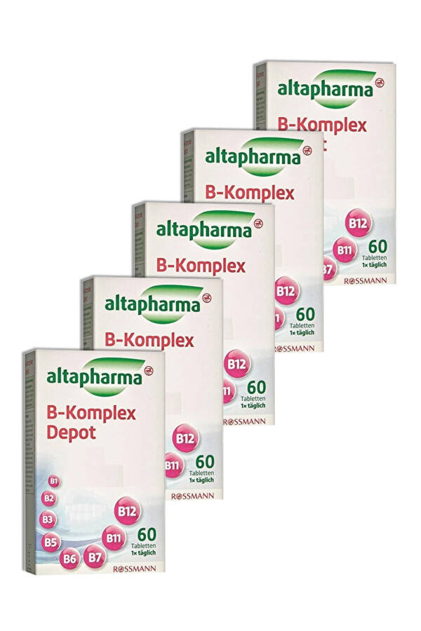 Vitamin B Kompleks Tablet 60'lı (5 Adet) - 2