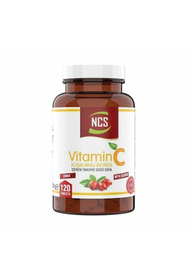 Vitamin C 1000 Mg Beta Glucan Zinc Rose 120 Tablets 3 Boxes - 2