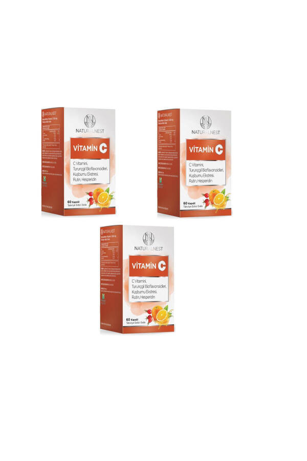 Vitamin C 500 Mg 60 Capsules 3 Pack - 1