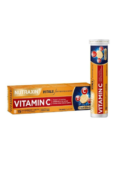 Vitamin C-d Ve Çinko Efervesan Tablet 15 Adet - 2