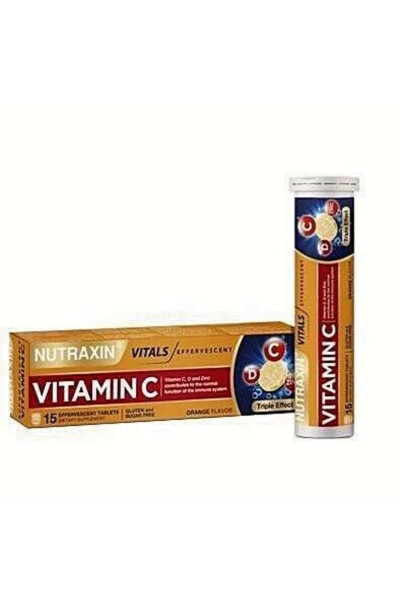 Vitamin C-d Ve Çinko Efervesan Tablet 15 Adet - 1